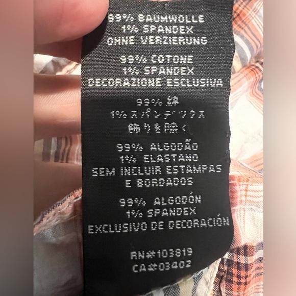 Harley Davidson Plaid Checked Long Sleeve Studded Graphic Shirt Size M Moto - Picture 10 of 12